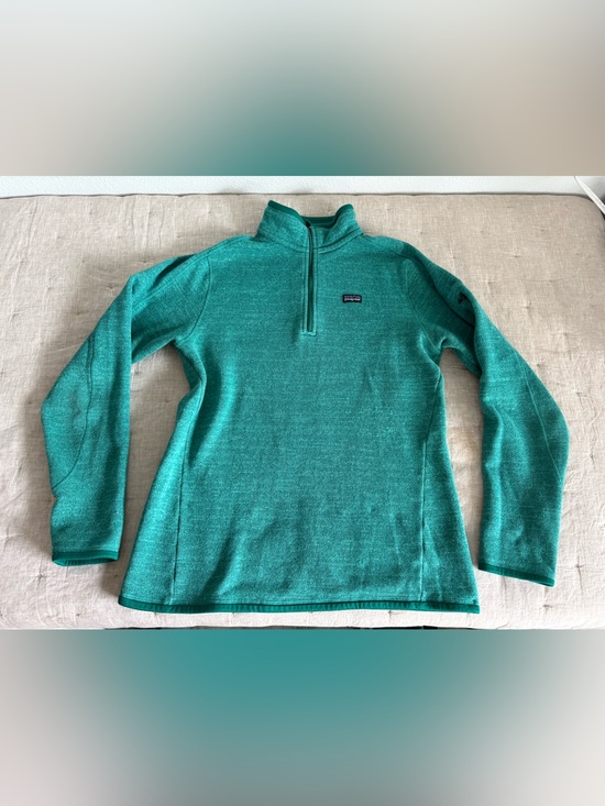 Patagonia Sweaters - Patagonia Women’s 1/4 Zip Better Sweater in Emerald Green Size Large